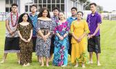 The student authors. L to R: Setu Misilī, Elizabeth Vaō, Malo Malaki, Petala Nanai, Misilī Misilī, Fiapule Tanuvasa, Tini Malaki, Pelenaise Finau, Togisau Chan Sau 