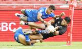 Samoa's Melani Matavao and New Zealand’s Tone Ng Shiu
