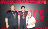 Oakie Salave’a with his parents