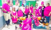 Office of Disaster Assistance and Petroleum Management staff wearing pink