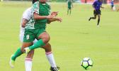 Samuelu Malo (9) of Lupe ole Soaga is tackled from behind from a Veitongo FC defender – a move by the Tongan fullback that resulted in a yellow card warning against Tonga. Malo helped Lupe ole Soaga in their 6 - 0 win. [photo: TG]