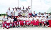 ASDHS personnel and students and staff at Olosega Elementary school