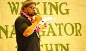 Pastor Pausa Thompson of the Dominguez Samoan Congregational Christian Church has volunteered his church hall in Compton for testing and quarantining. (Mel Ponder) Pastor Pausa Thompson