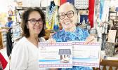 Pat Letuli (r) was the winner of the Rotary Club Grand Prize