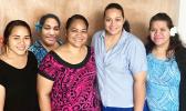 Alexarae Tarrant, Aialani Foster, Leiama Fano, Maturi Leilua and Jocelyn Lemisio