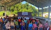 Participants at opening ceremoney of Summer Youth Program