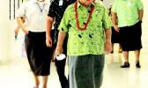Prime Minister Tuilaepa Sailele Malielegaoi without a mask