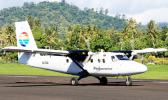  A Polynesian Airlines Twin Otter aircraft at Fagali'i Airport in Upolu, Samoa.
