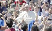 Pope Francis waves to the crowd after celebrating a Palm Sunday Mass in St. Peter's Square at the Vatican, Sunday, April 9, 2017. Pope Francis has blessed palm fronds and olive branches in St. Peter's Square at the start of Holy Week celebrations. (AP Photo/Alessandra Tarantino) Pope Francis waves to the crowd after celebrating a Palm Sunday Mass in St. Peter's Square at the Vatican, Sunday, April 9, 2017. Pope Francis has blessed palm fronds and olive branches in St. Peter's Square at the start of Holy Week celebrations. (AP Photo/Alessandra Tarantino)