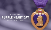 Purple Heart Day logo