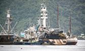 purse seiners in Pago Pago harbor