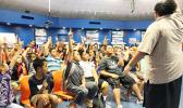 A Q&A moment with some of the young ones who participated in the 2019 Get Into Your Sanctuary event at
