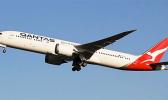 Quantas plane in flight
