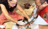 Master Tufuga Su’a Wilson Fitiao, seen in this Samoa News file photo with his wife, artist Reggie Meredith Fitiao