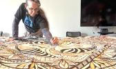 The Field Museum will debut “Amerika Samoa“, a temporary exhibition in the Regenstein Halls of the Pacific, in Chicago, on March 6th. The exhibition will highlight the endurance, perpetuation, and future of Samoan art forms and cultural practices, siapo and tatau. The co-curators are Reggie Meredith Fitiao and Su’a Uilisone Fitiao of Fa’asamoa Arts, a nonprofit art studio and gallery based in Leone, American Samoa. Reggie with siapo