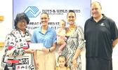 Pdopele on hand to present the Reid Foundation funding to Boys & Girls Clubs