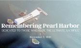 Remembering Pearl Harbor banner