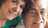 Rene Lawrence Frank Clemens (right) — with his wife of 54-years Esperanza “Nenita” Clemens (left).