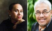 (left) Mavis Chloe Rivers (right) and her son, Grammy award winner La’auli Matt Catingub
