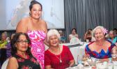 Renata Rivers in pink together with family and friends. (Photo: Misiona Simo) Renata Rivers in pink together with family and friends