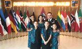 Colonel Filifaiesea Robert Lee Leiato, with his wife and children