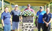 Rotary members at the Tsunami Memorial Picnic Shelter