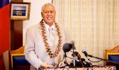 His Highness Tuimalealiifano Va'aletoa Sualauvi II said in his Christmas message, “Let us revel in humility, and remain faithful to our Lord in all circumstances in both good and bad times. He will never leave nor forsake us. (Photo: Vaitogi A. Matafeo) His Highness Tuimalealiifano Va'aletoa Sualauvi II said