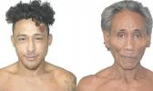 (l r) Escaped prisoners Pati Chong Nee and Suitupe Faamoe Paufai