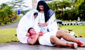 Stations of the Cross, Tanya Koronito, Francini Esera and Michael Endemann (Photo: Vaitogi A. Matafeo for Samoa Observer) Stations of the Cross