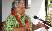 Samoa's prime minister, Tuilaepa Sailele Malielegaoi.