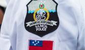 Samoa Police Service badge (Photo: Samoa Observer) Samoa Police Service badge