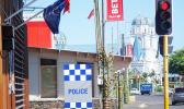A view of Apia taken from outside police headquarters 