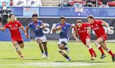 Action during Canada vs Samoa in Pool A match-up