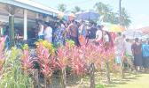 Line of voters at Falelatai and Samatau electoral district