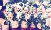 Historical archive photo of Samoan dancers