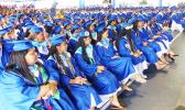 Some of the 190 SHS graduates 