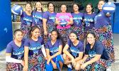 The front page photo of the Samoana High School girls volleyball team