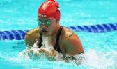 Tilali Scanlan in the pool.
