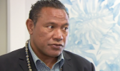 Former All Blacks and Manu Samoa halfback Ofisa Tonu’u 
