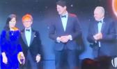 Anne Fatialofa as she receives the award