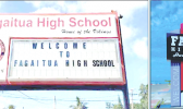 Fagaitua high school signs
