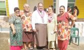 Pastor Kenneth Lelei Fuliese Maisa (middle) with wife Linda and family members