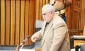 Tuaolo says the budget bill includes money for the Constitutional Convention next year and he asked senators to keep this issue in mind and consider the funding amount being proposed and whether to keep the total as is, reduce it or increase it. Senate President Tuaolo Manaia Fruean