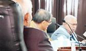 Senators in session