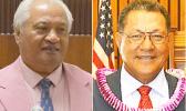 House Speaker Savali Talavou Ale (left) and Senate President Gaoteote Palaie Tofau (right) SN file photos House Speaker Savali Talavou Ale (left) and Senate President Gaoteote Palaie Tofau (rught)