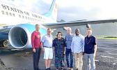 Congresswoman Amata with (l-r) Senators Thune, Burr, Moran, Scott, and Lankford