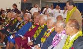 Senators seated at Joint Fono Session