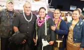 Soaalii Leah Moliga with her parents and other family members