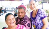 DPW Director Faleosina Faiai Voigt with deputy director Fa’alava’i Taase and Civil Highway official Tanya Ma’o Aab