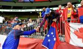 ir Gordon Tietjens greeted excited Manu Samoa fans 